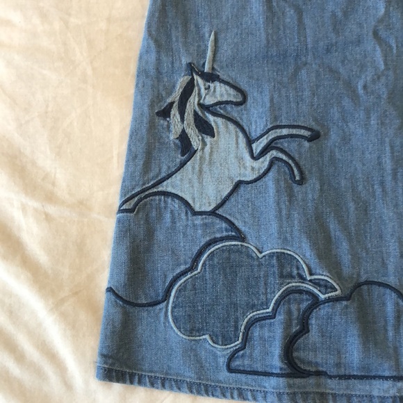 NWT Mini Boden Mid Vintage Denim Dress - 4-5Y - Picture 2 of 8